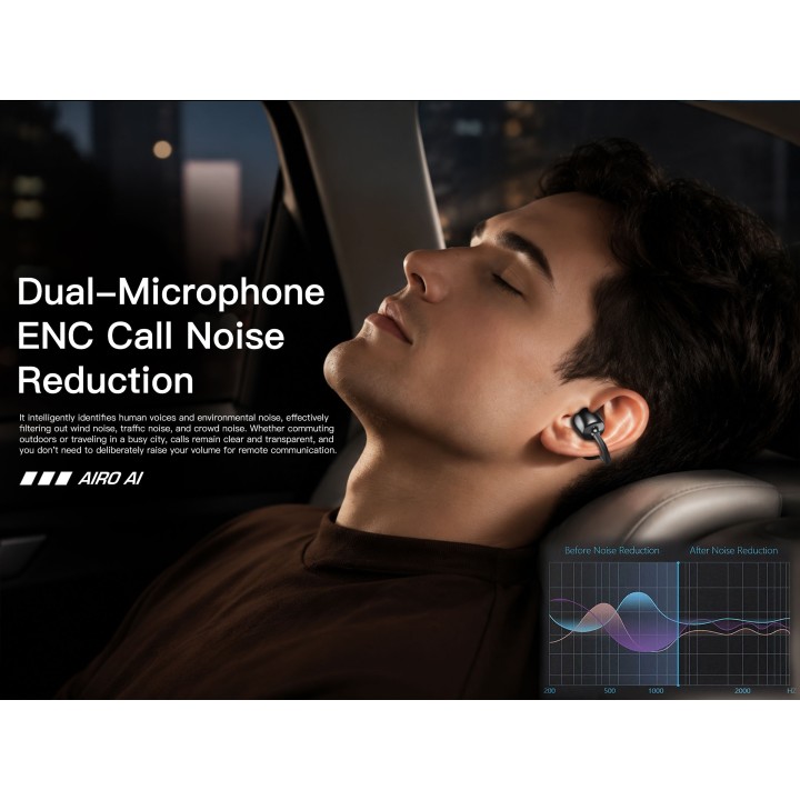 Auriculares Inalámbricos Lenyes AIRO AI – Traductor Negro