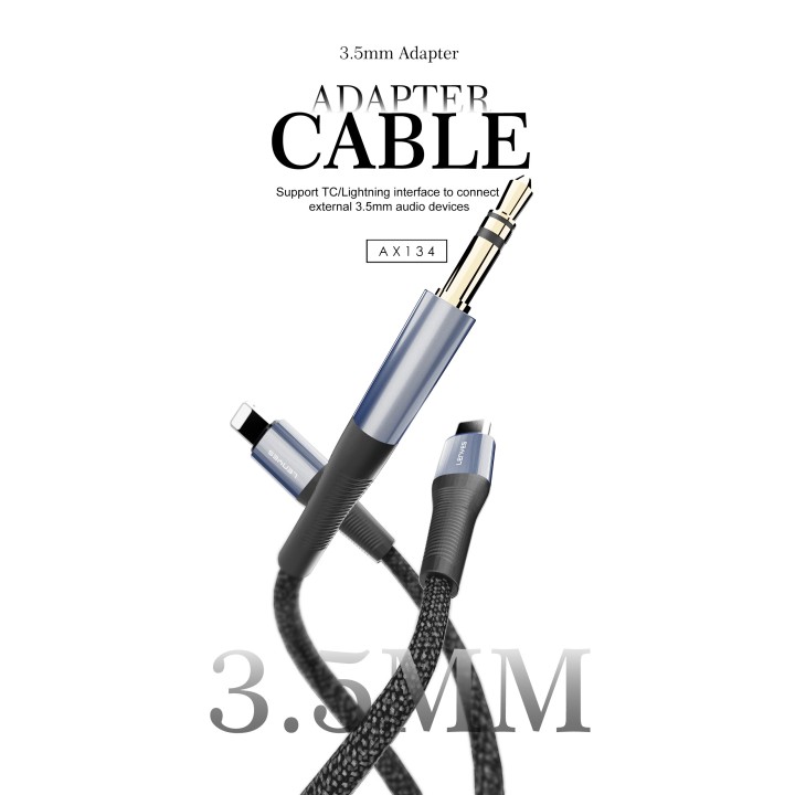 Cable Adaptador de Audio Lenyes AX134-TC – Tipo C a Jack 3.5mm