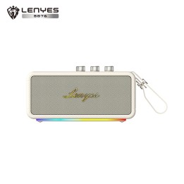 Altavoz Bluetooth Lenyes S876 Elegance Beige – V5.3 90W Peak