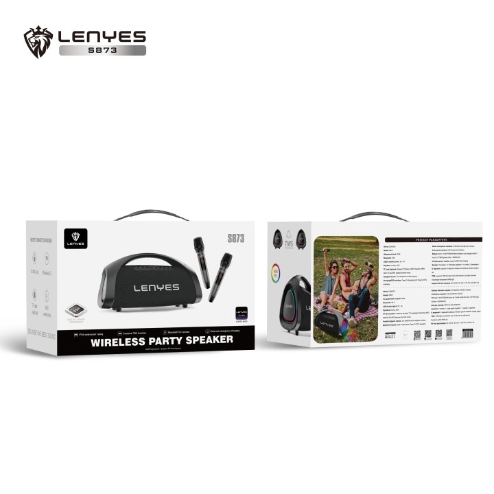 Altavoz Profesional Lenyes S873 Negro – 400W