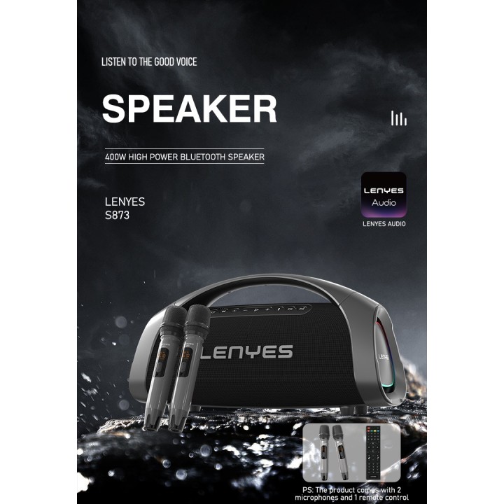Altavoz Profesional Lenyes S873 Negro – 400W
