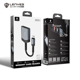 Lector de Tarjetas SD/TF USB-C Lenyes AX137-i | Transmisión de Datos