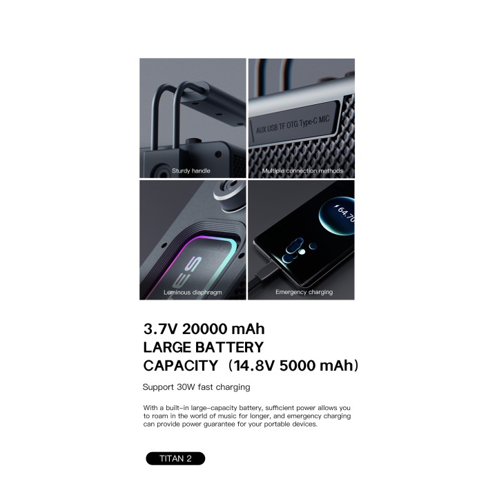 Altavoz Lenyes Titan2 – Party 200W Peak