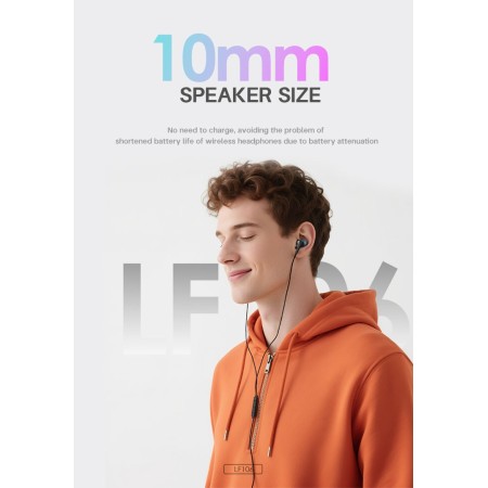 Lenyes LF106-TC al por Mayor - Auriculares Tipo-C Compactos | WePhone