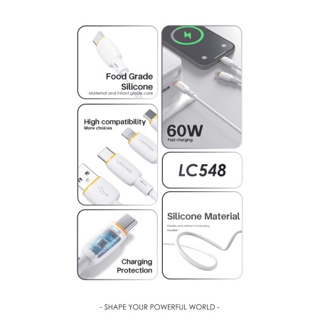 Lenyes LC548-i al por Mayor - Cable iPhone Lightning 12W | WePhone