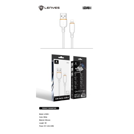 Lenyes LC548-i al por Mayor - Cable iPhone Lightning 12W | WePhone