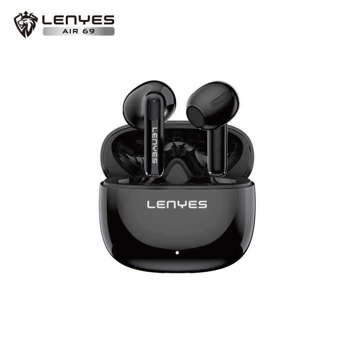 Auriculares TWS Lenyes Air 69 Negro – Elite TWS