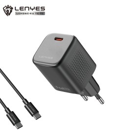 Kit Cargador Lenyes LCH26C-EU 20W + Cable Tipo-C a C al por Mayor