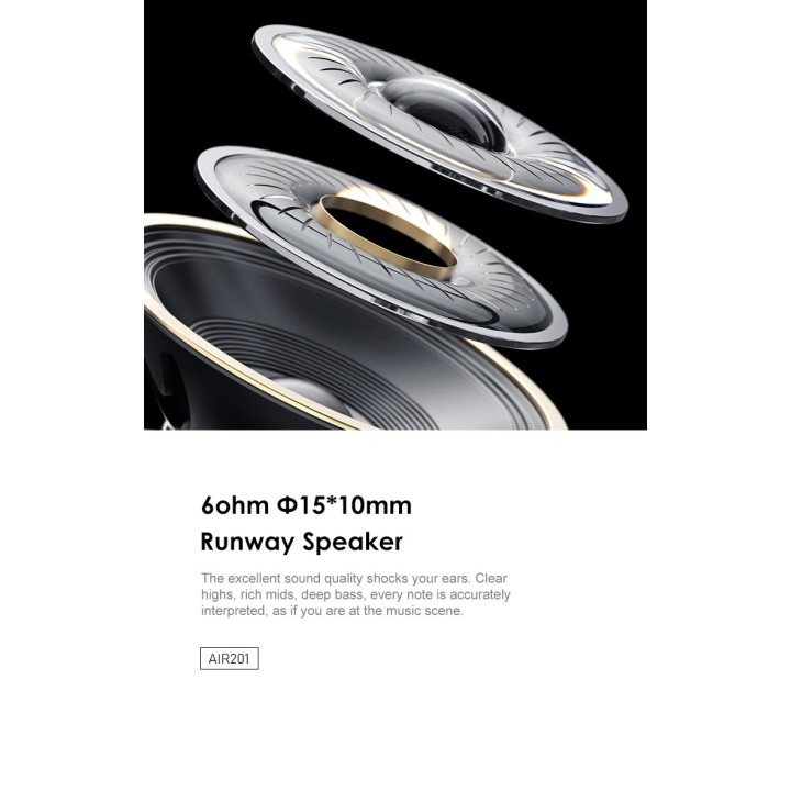 Auriculares Open-Ear Lenyes Air 201 Blanco – Bluetooth V5.4