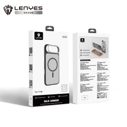 Case Lenyes CK226: MagSafe with stand of camera metal and protection N52