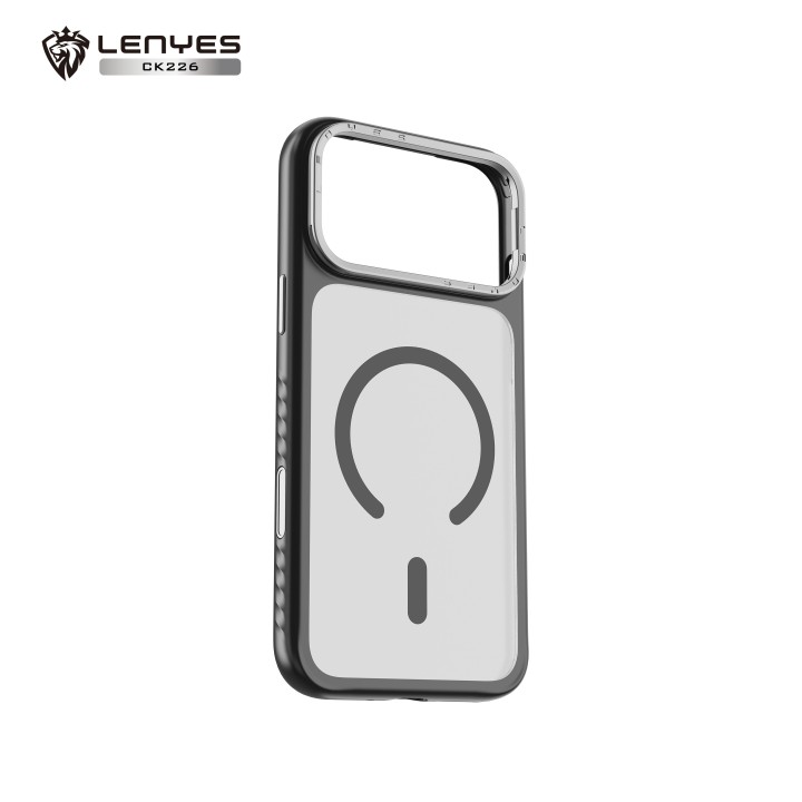 Funda Lenyes CK226: MagSafe con Soporte de Cámara Metálico y Protección N52