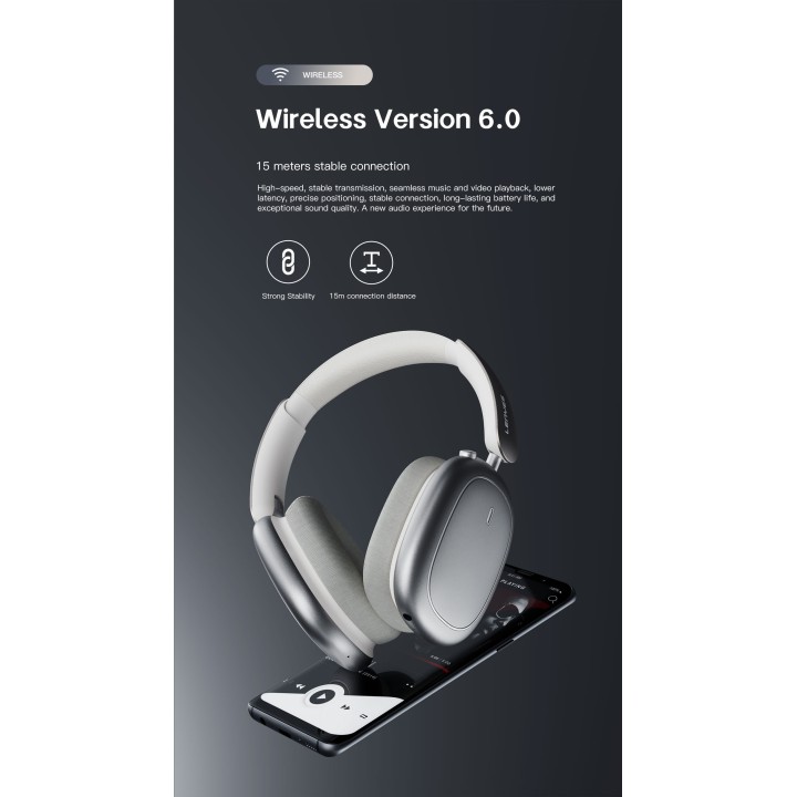 Auriculares Lenyes LH62ANC Negro – Diadema Bluetooth V6.0