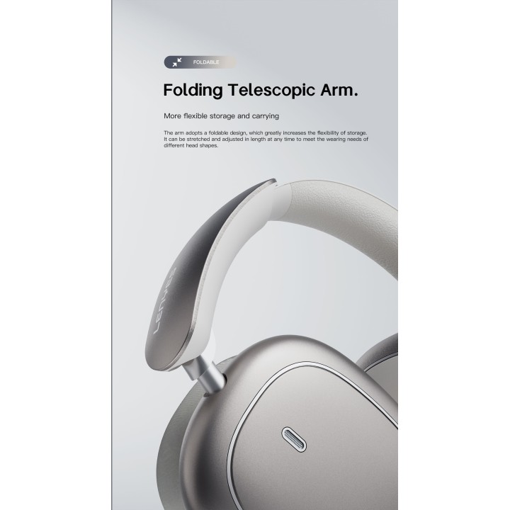 Auriculares Lenyes LH62ANC Negro – Diadema Bluetooth V6.0