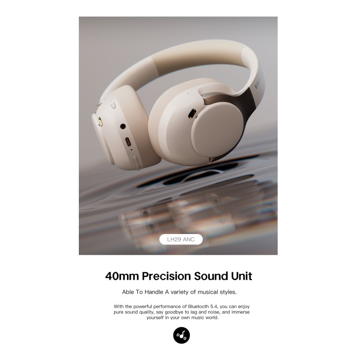 Auriculares de diadema Lenyes LH29ANC Blanco – Cascos Bluetooth