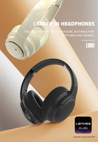 LENYES LH61 Auriculares Bluetooth 40mm Plegables Dual Modo Negro