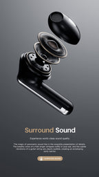 LENYES SERENE X Auriculares Bluetooth 5.4 TWS con ANC+ENC 6 Micrófonos - Sonido 360° y App Audio