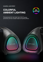 LENYES S873 Altavoz Bluetooth Premium IPX6 TWS Alta Resolución Negro