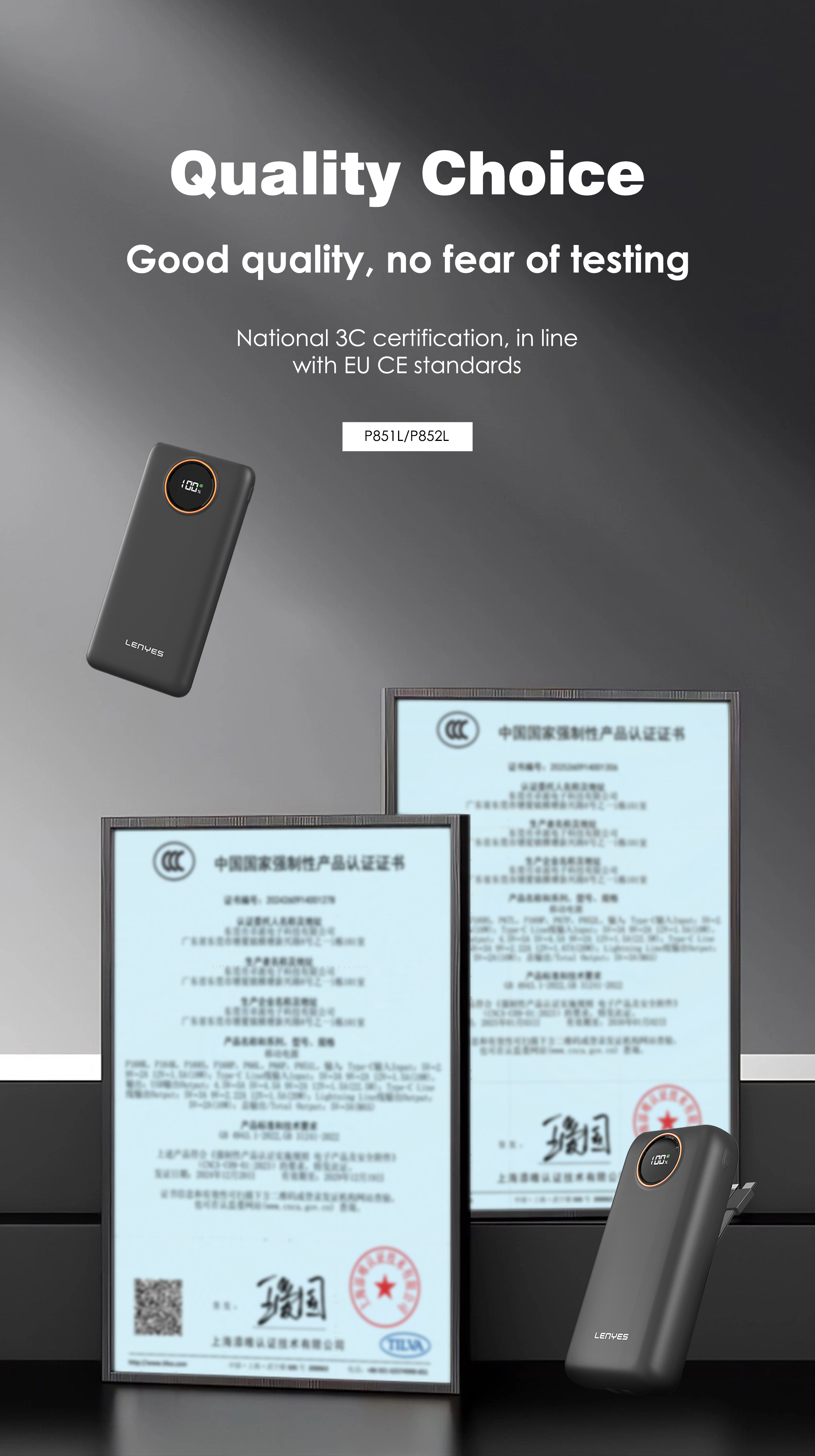 Powerbank 20.000mAH P852L BLACK