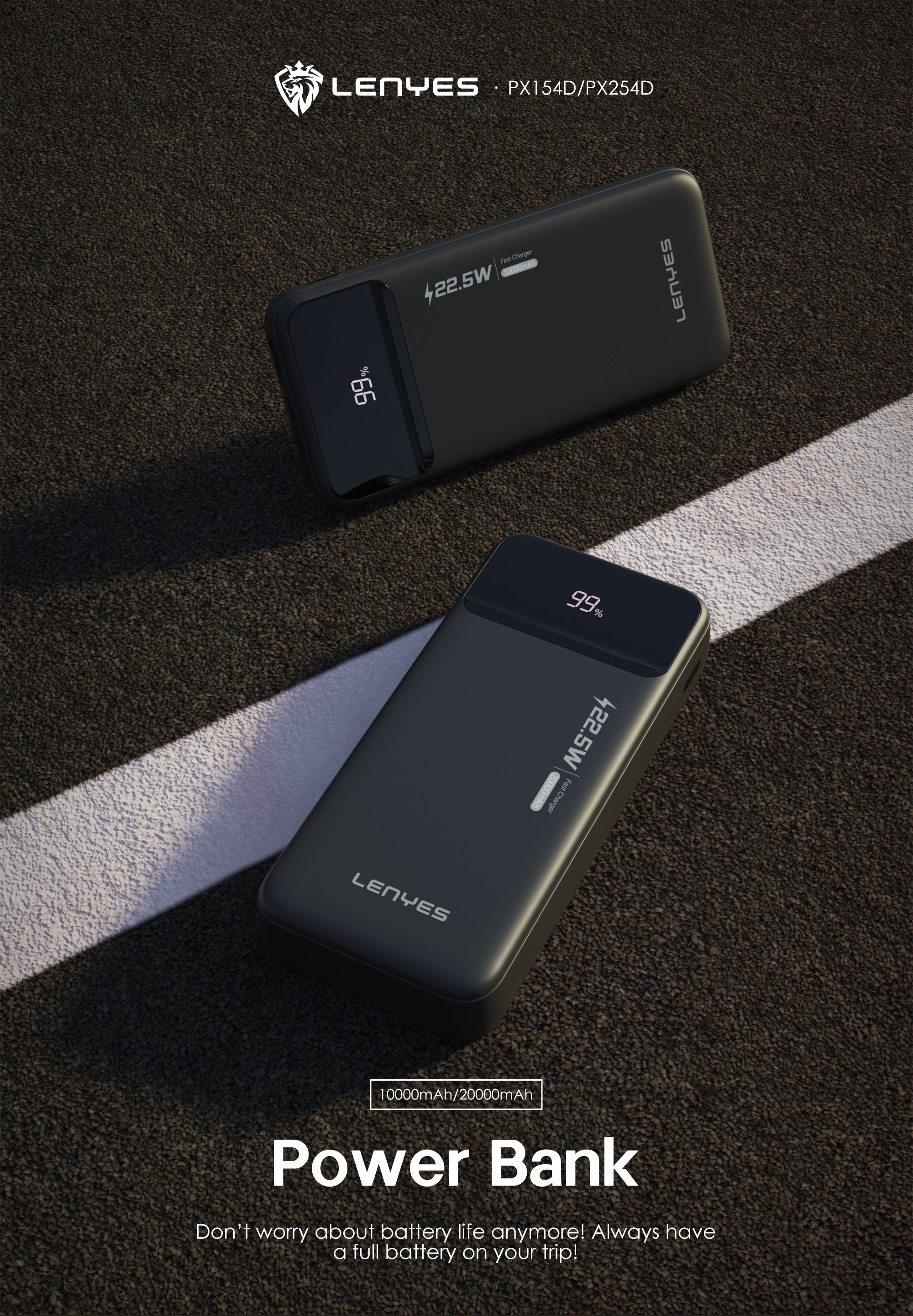 Powerbank 20.000mAH PX254D