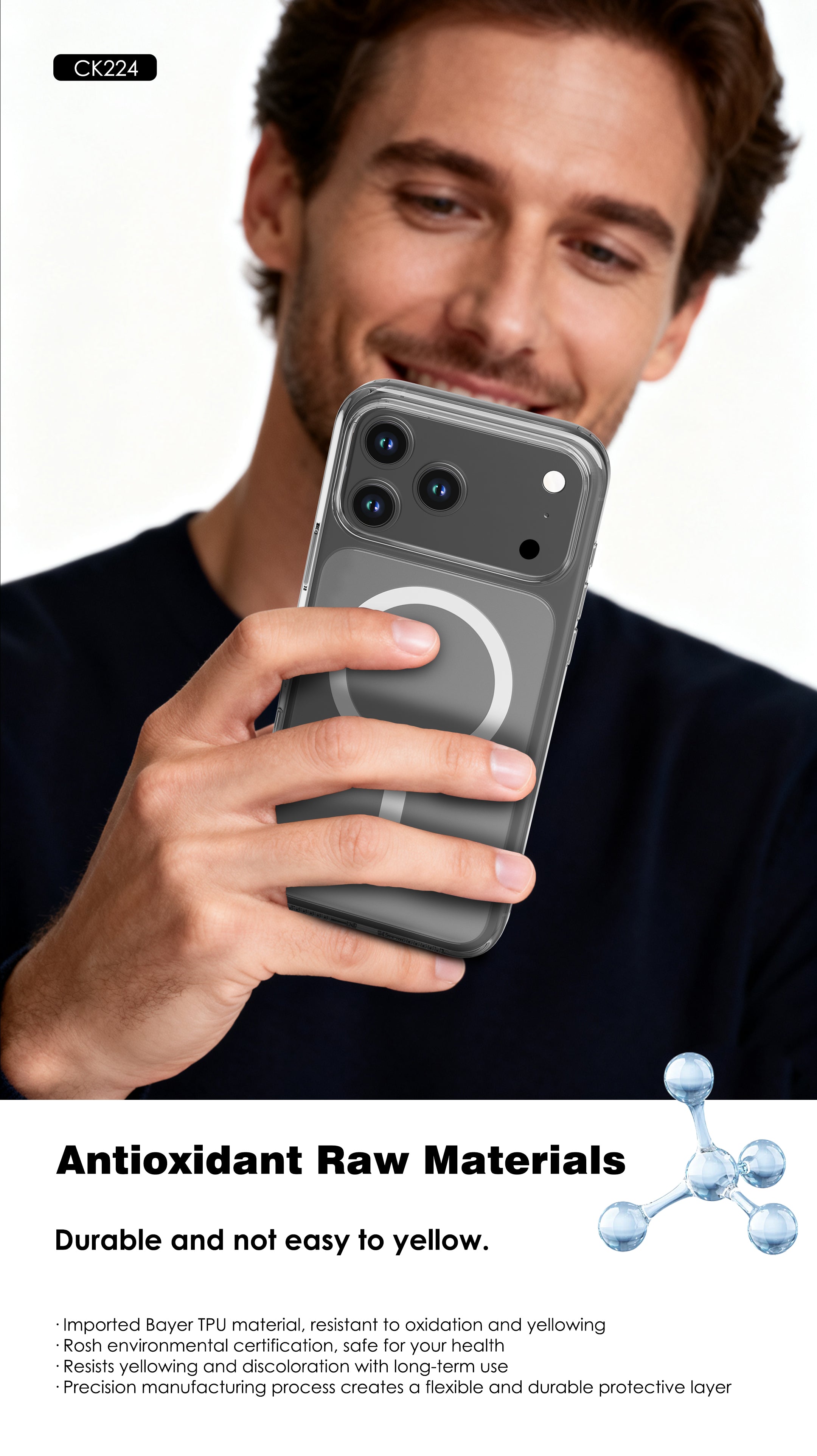 Funda Crystal Guard iPhone CK224