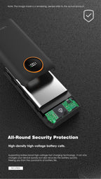 Powerbank 10.000mAH P851L BLACK