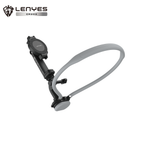 LENYES CR203 Soporte Cuello Móvil POV Magnético Doble Bloqueo Flexible Negro