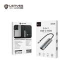 AX129 Tipo-C HUB 5 en 1 -Lenyes