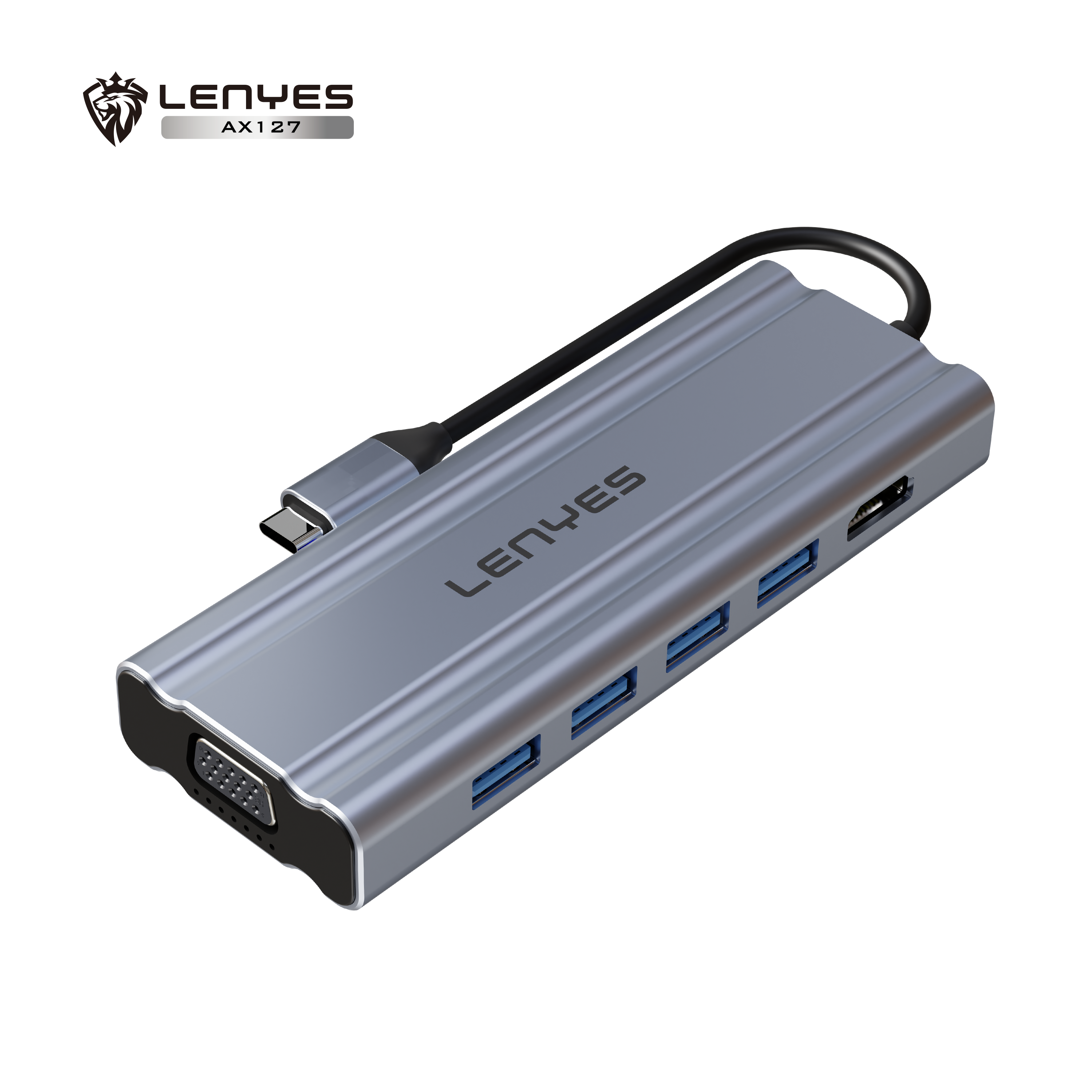 AX127 Tipo-C HUB 11 en 1 -Lenyes