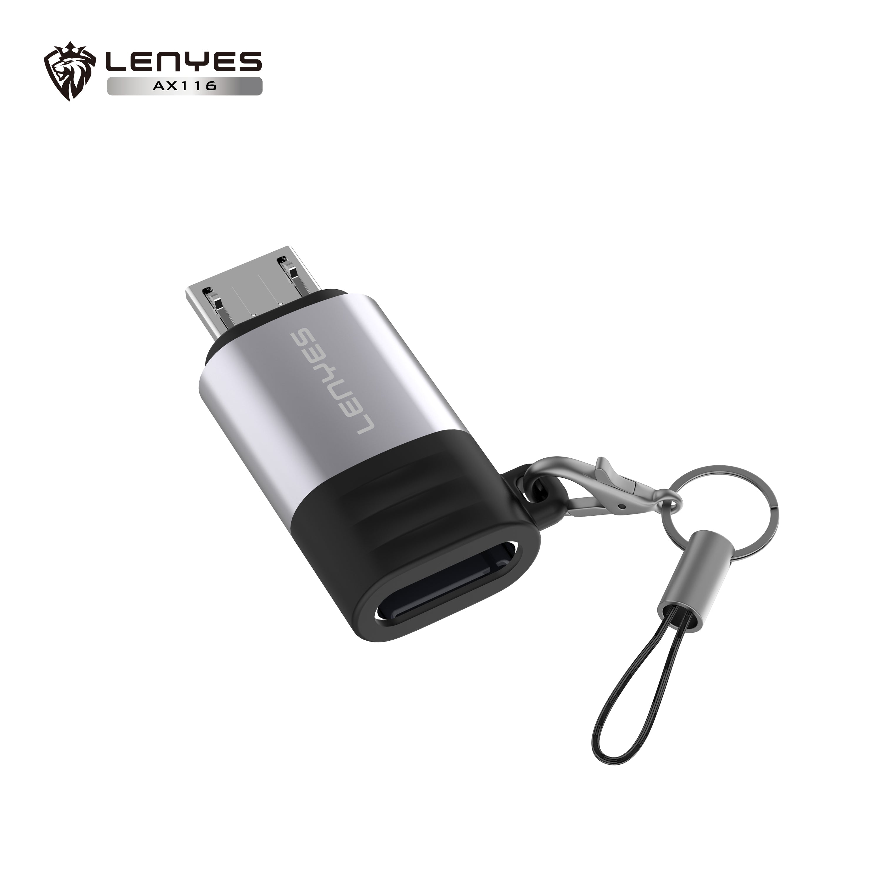 AX116 Adaptador Tipo-C a Micro USB/V8 -Lenyes