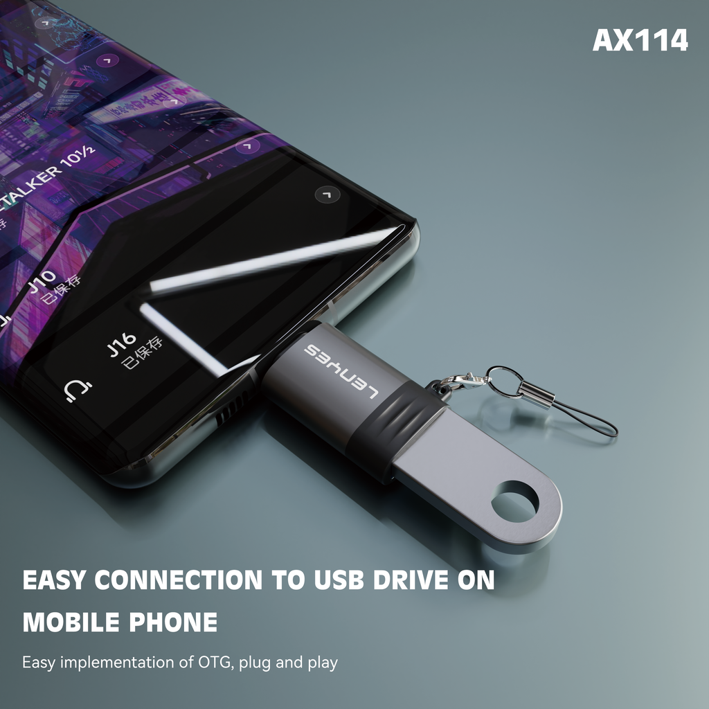 AX114 OTG Micro USB/V8 -Lenyes