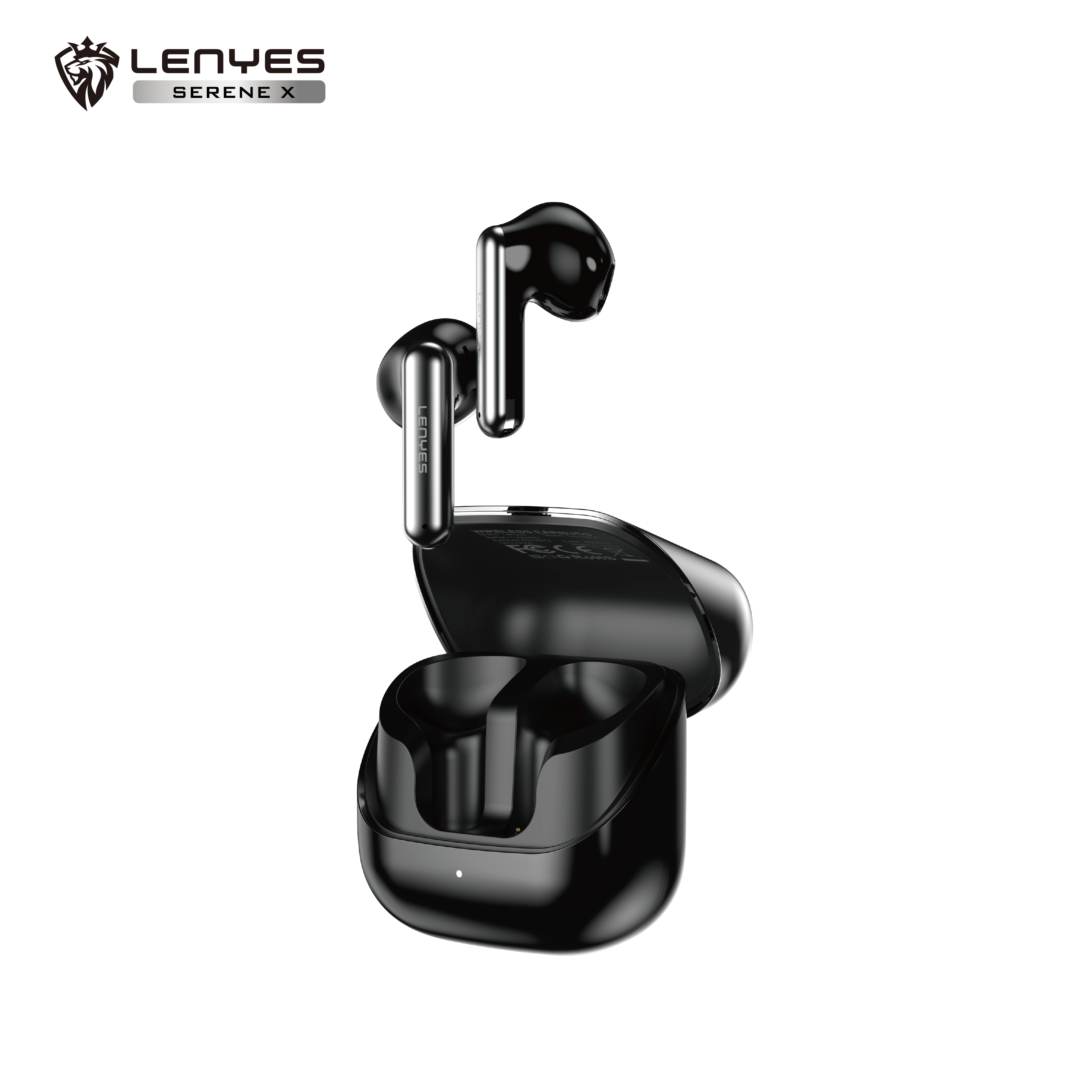 LENYES SERENE X Auriculares Bluetooth 5.4 TWS con ANC+ENC 6 Micrófonos - Sonido 360° y App Audio