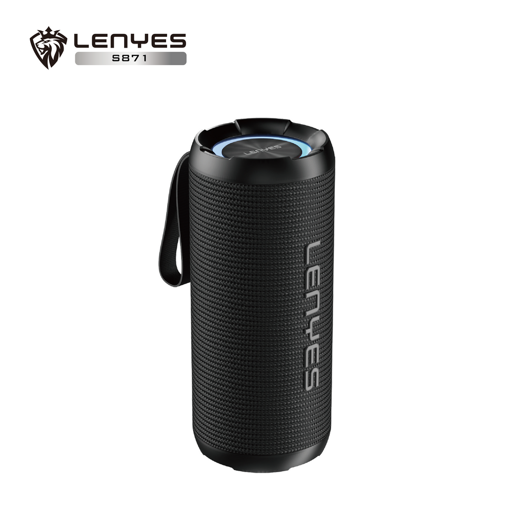 LENYES S871 Altavoz Bluetooth Alta Fidelidad IPX6 TWS 10 Horas Negro