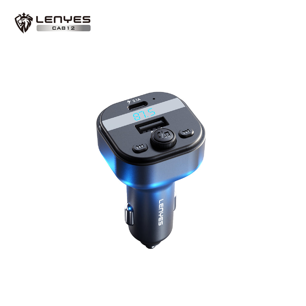 CA812 Transmisor de coche bluetooth -negro Lenyes