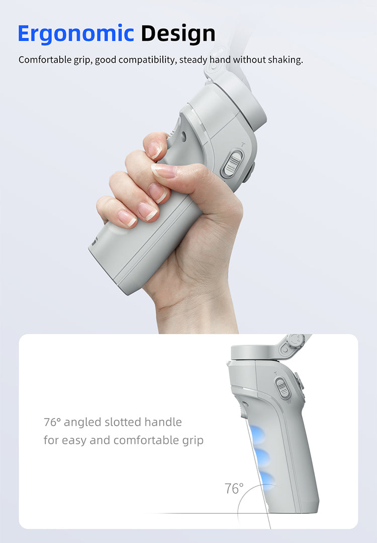 Estabilizador Gimbal | 3 Ejes Luz de Relleno y Seguimiento IA | LPH105