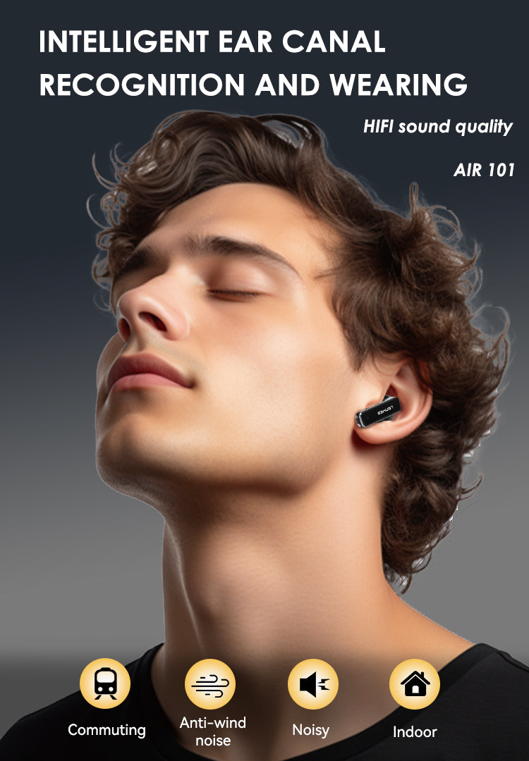 LENYES AIR 101 Auriculares Inalámbricos TWS con Cancelación de Ruido ANC+ENC Bluetooth 5.4