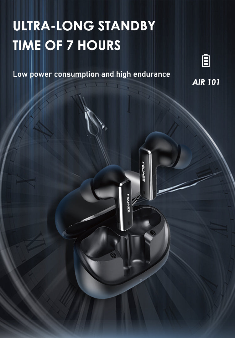 LENYES AIR 101 Auriculares Inalámbricos TWS con Cancelación de Ruido ANC+ENC Bluetooth 5.4