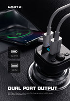 CA812 Transmisor de coche bluetooth -negro Lenyes