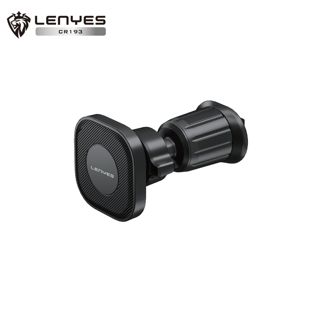 LENYES CR193 Soporte Magnético Coche Rejilla 6 Imanes 360° MagSafe Negro
