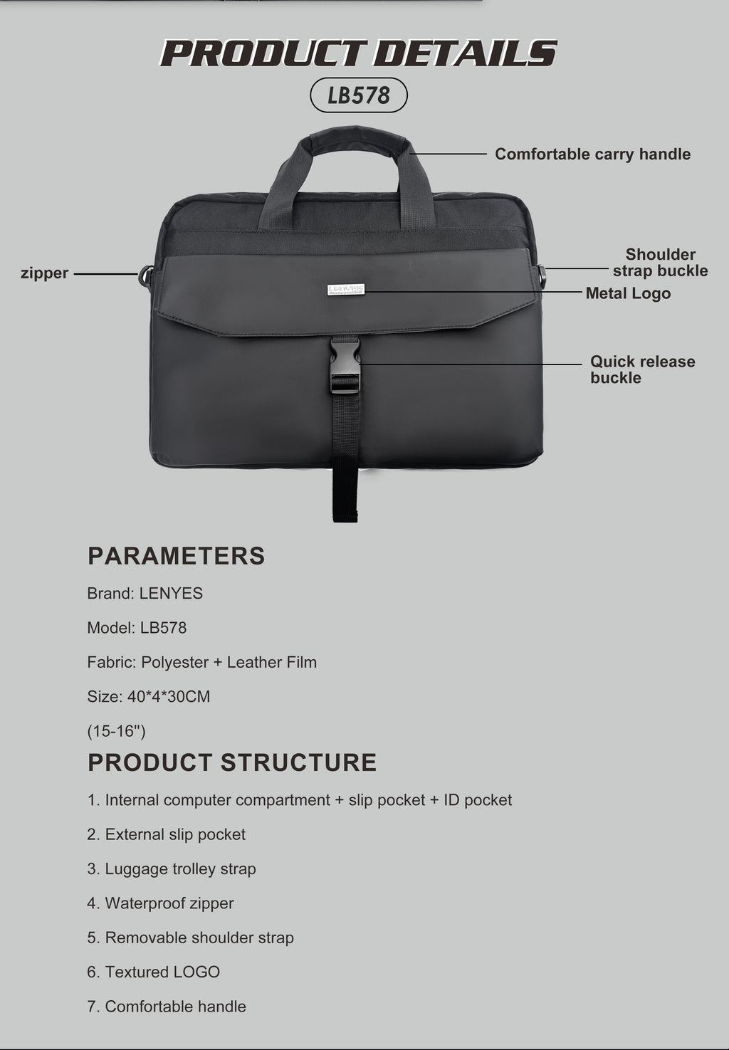 MALETIN 15-16" LB578