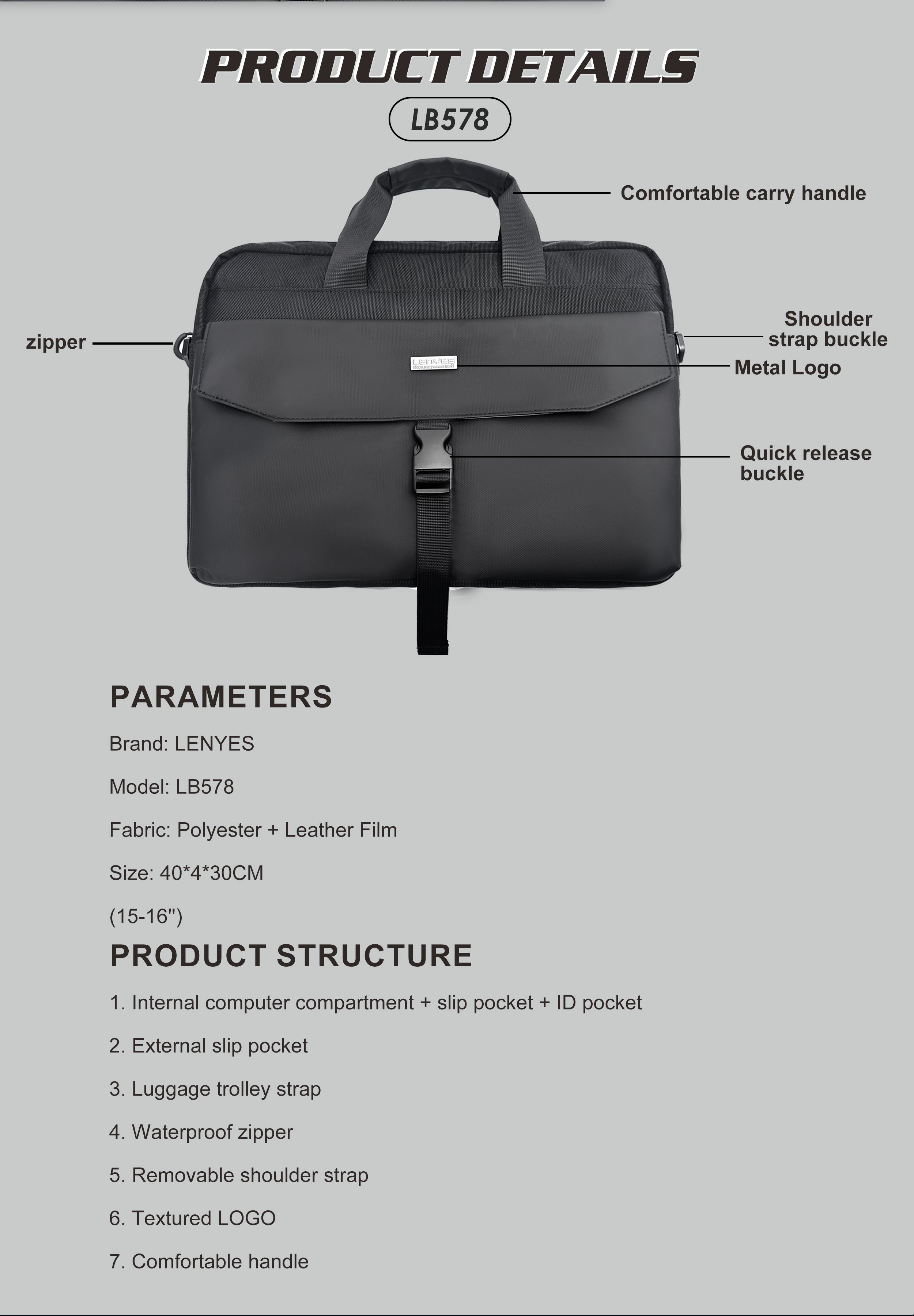 MALETIN 15-16" LB578