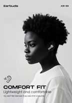 LENYES Air 69 WHITE Auriculares Bluetooth 5.4 TWS con Carga Magnética - Control Táctil y Hi-Res Audio