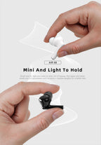 LENYES Air 68 BLACK Auriculares Bluetooth 5.4 TWS con Control Táctil - Diseño Compacto y Ligero