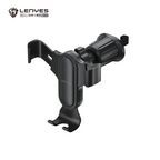 LENYES CR181 Soporte Coche Gravedad Rejilla Ventilación 360° Negro