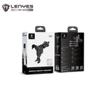 LENYES CR181 Soporte Coche Gravedad Rejilla Ventilación 360° Negro