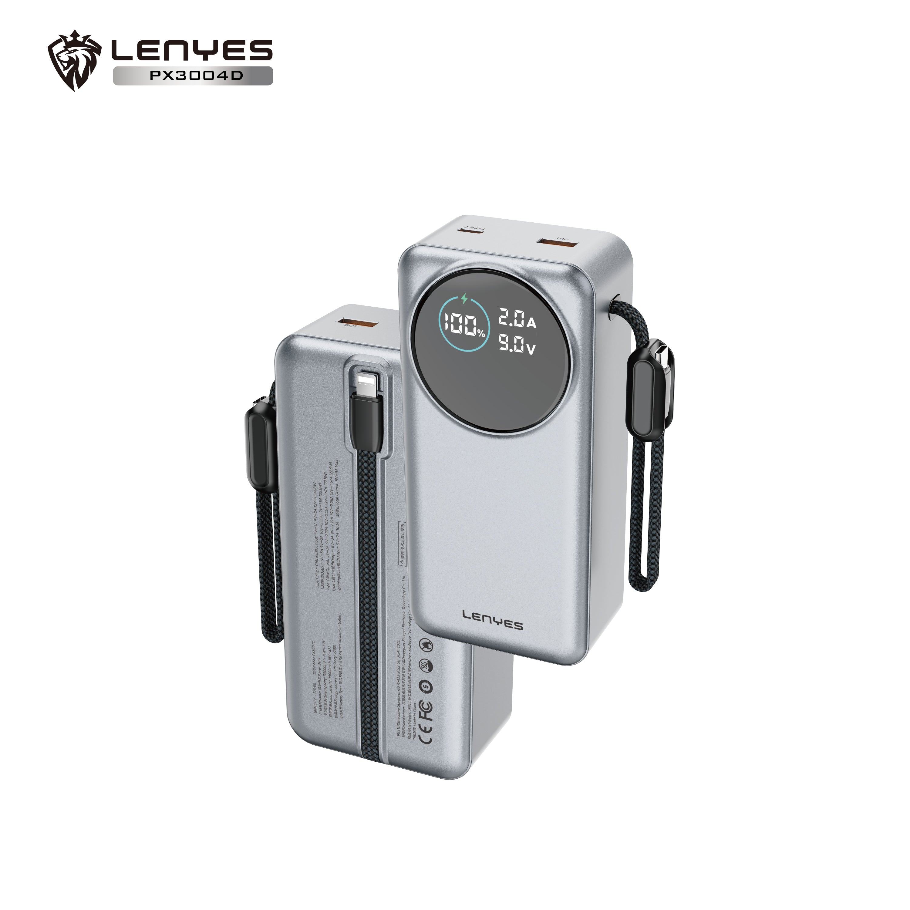 Powerbank 30.000mAH PX3004D