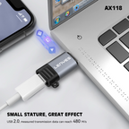 AX118 Adaptador Tipo-C a Lightning -Lenyes