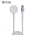 Cargador Magnético para Apple Watch Lenyes PW324 | Cable Trenzado 1.2m | Tipo-C | Chip Anti-Actualización