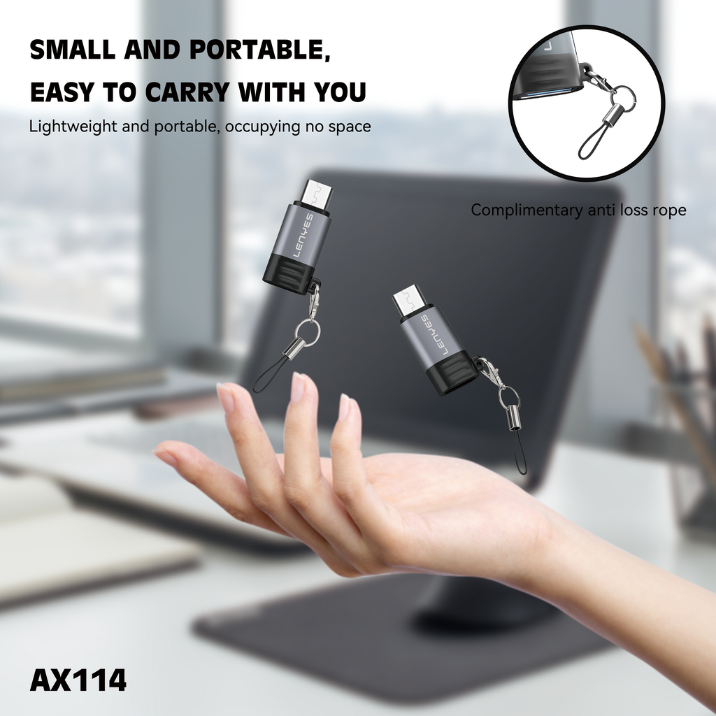 AX114 OTG Micro USB/V8 -Lenyes