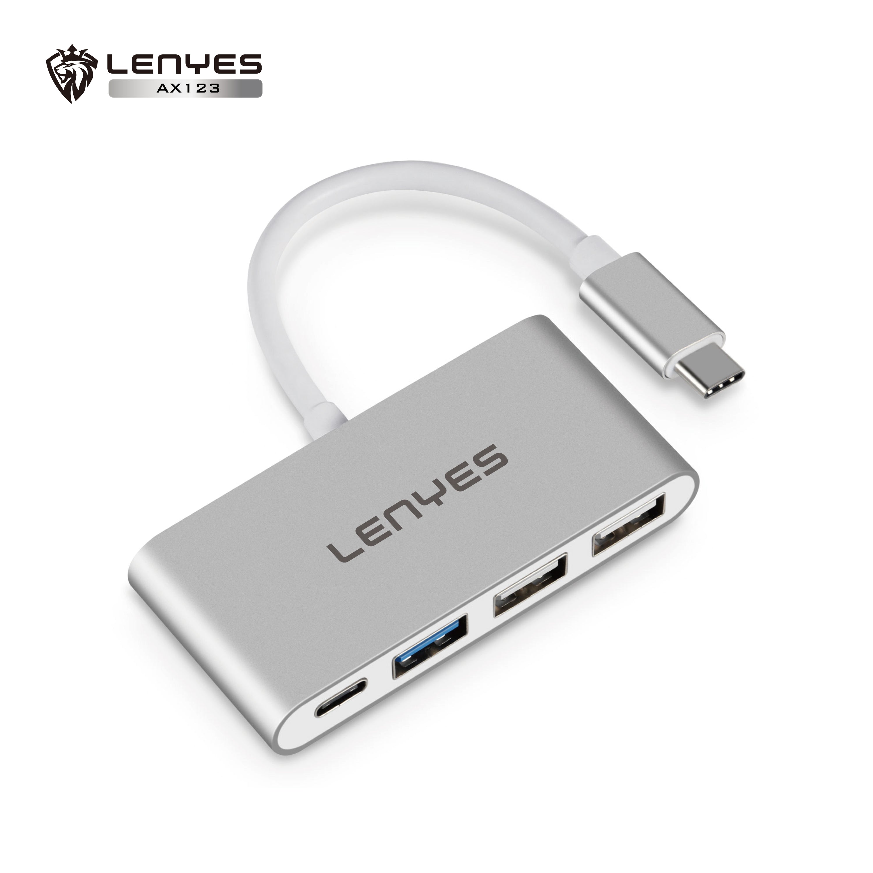 AX123 Tipo-C HUB 4 en 1 -Lenyes
