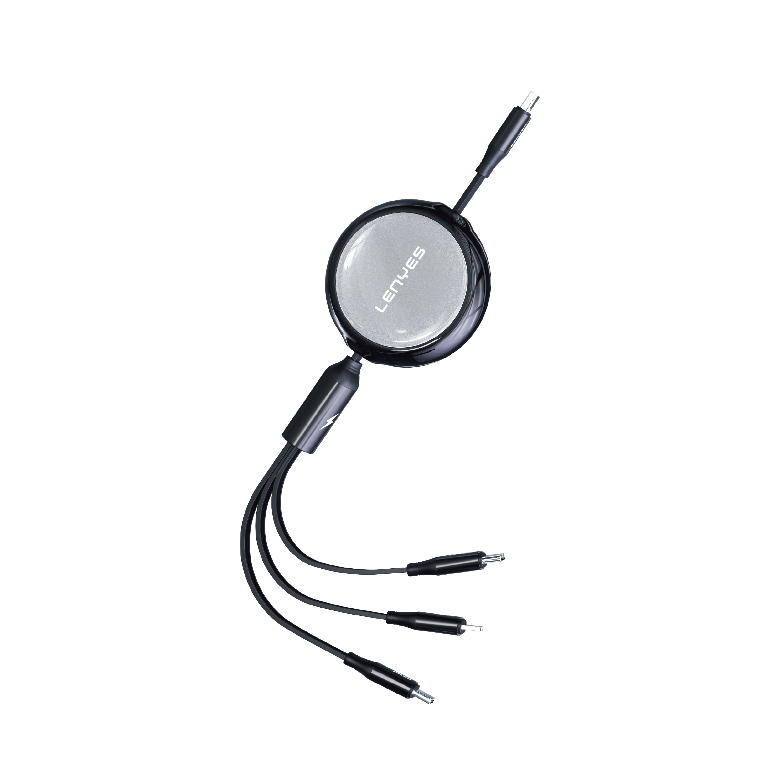 Cable Retráctil 3 en 1 - 60W LENYES LC524